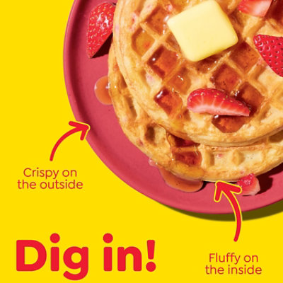 Eggo Strawberry Frozen Breakfast Waffles 10 Count - 12.3 Oz - Image 4