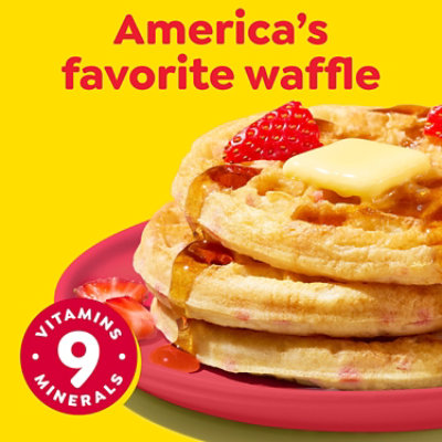 Eggo Frozen Waffles Strawberry Frozen Breakfast 10 Count - 12.3 Oz - Image 5