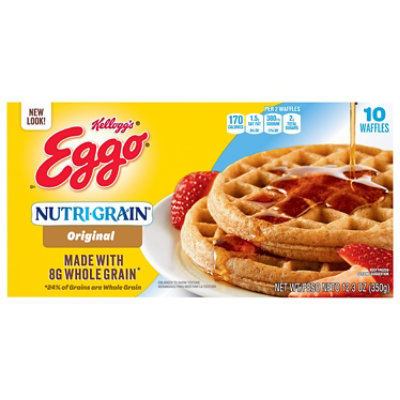 Eggo Nutri-Grain Frozen Waffles Original Easy Breakfast - 12.3 Oz - Image 3