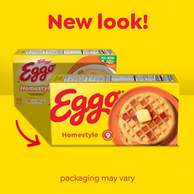 Eggo Frozen Waffles Homestyle Frozen Breakfast - 10 - 12.3 Oz - Image 2