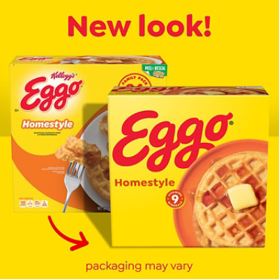 Eggo Homestyle Frozen Breakfast Waffles 24 Count - 29.6 Oz - Image 2