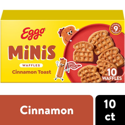 Eggo Cinnamon Toast Mini Frozen Breakfast Waffles - 10.75 Oz - Image 1