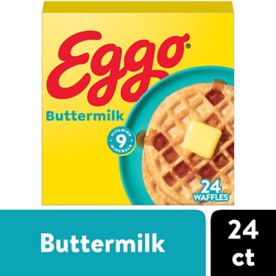 Eggo Buttermilk Frozen Breakfast Waffles 24 Count - 29.6 Oz - Image 1