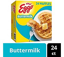 Eggo Buttermilk Frozen Breakfast Waffles 24 Count - 29.6 Oz