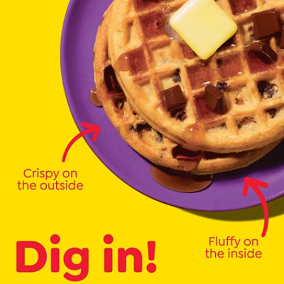 Eggo Chocolatey Chip Frozen Breakfast Waffles 10 Count - 12.3 Oz - Image 4