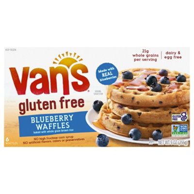 Vans Waffles Gluten Free Blueberry 6 Count - 9 Oz - Image 3