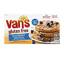 Vans Waffles Gluten Free Blueberry 6 Count - 9 Oz
