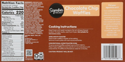 Signature SELECT Chocolate Chip Waffles - 12.3 Oz - Image 6