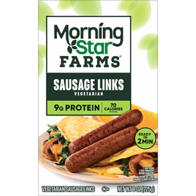 MorningStar Farms Veggie Breakfast Sausage Links Original Vegetarian - 8 Oz - Image 6