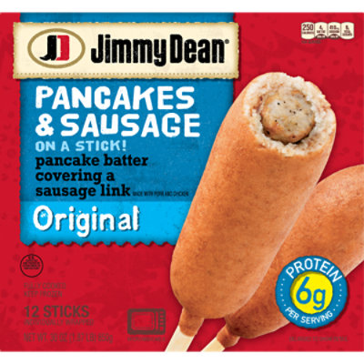 Jimmy Dean On A Stick Original Pancakes & Sausage 12 Count - 30 Oz - Image 5