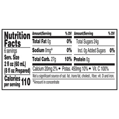 Minute Maid Premium Juice Frozen Concentrated Orange Pulp Free - 12 Fl. Oz. - Image 4