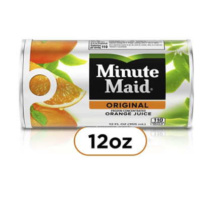 minute maid orange juice carton