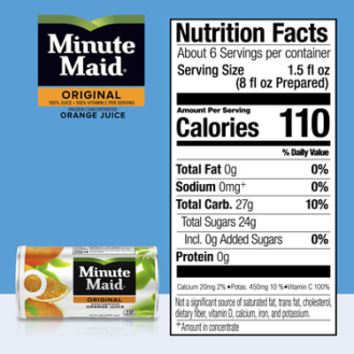 Minute Maid Premium Juice Frozen Concentrated Orange Original - 12 Fl. Oz. - Image 4
