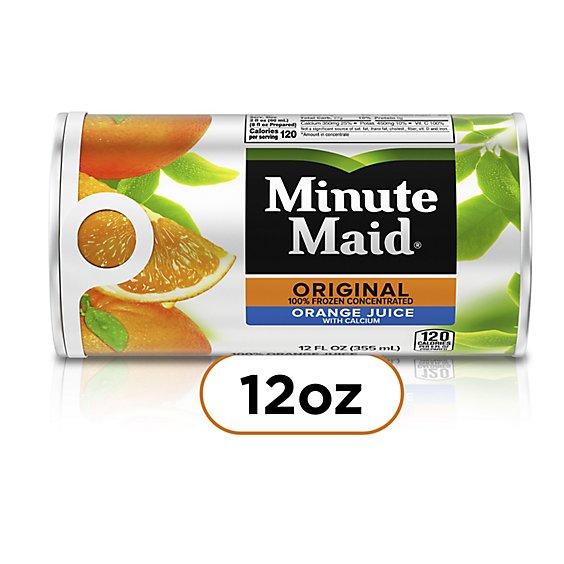 Minute Maid Premium Juice Frozen Concentrated Orange With Added Calcium - 12 Fl. Oz.