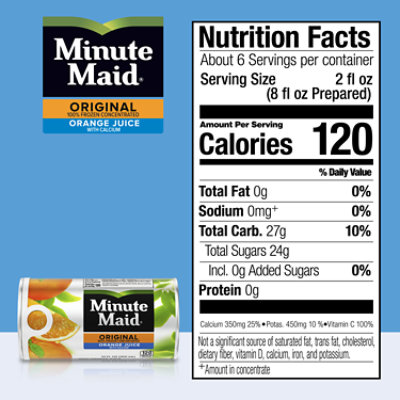Minute Maid Premium Juice Frozen Concentrated Orange With Added Calcium - 12 Fl. Oz. - Image 4
