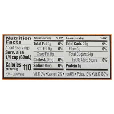 Signature SELECT Juice Orange Pulp Free - 12 Fl. Oz. - Image 3