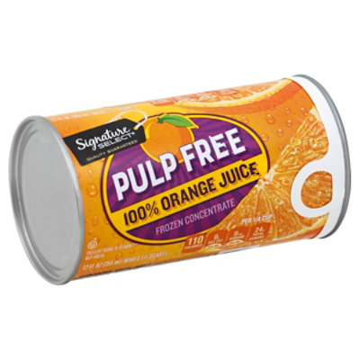 Signature SELECT Juice Orange Pulp Free - 12 Fl. Oz.
