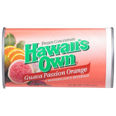 Hawaiis Own Juice Frozen Concentrate Guava Passion Orange - 12 Fl. Oz. - Image 3