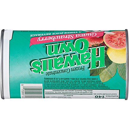 Hawaiis Own Juice Frozen Concentrate Guava Strawberry - 12 Fl. Oz. - Image 6