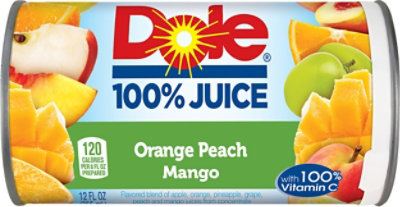 Dole Juice 100% Orange Peach Mango With Vitamin C - 12 Fl. Oz. - Image 1