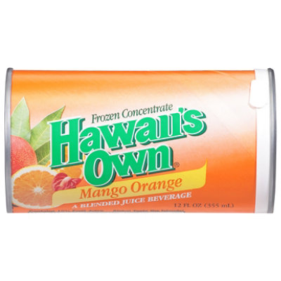 Hawaiis Own Juice Frozen Concentrate Mango Orange - 12 Fl. Oz. - Image 3