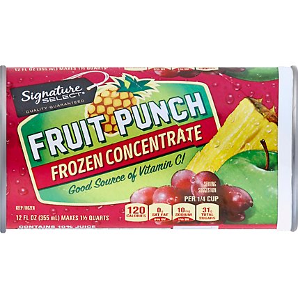 Signature SELECT Fruit Punch Frozen Concentrate - 12 Fl. Oz. - Image 2