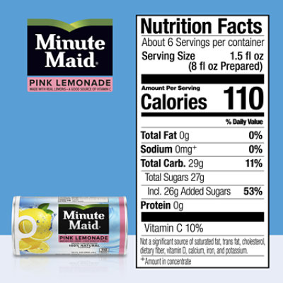 Minute Maid Premium Juice Frozen Concentrated Pink Lemonade - 12 Fl. Oz. - Image 4