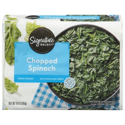 Signature SELECT Chopped Spinach - 10 Oz - Image 1