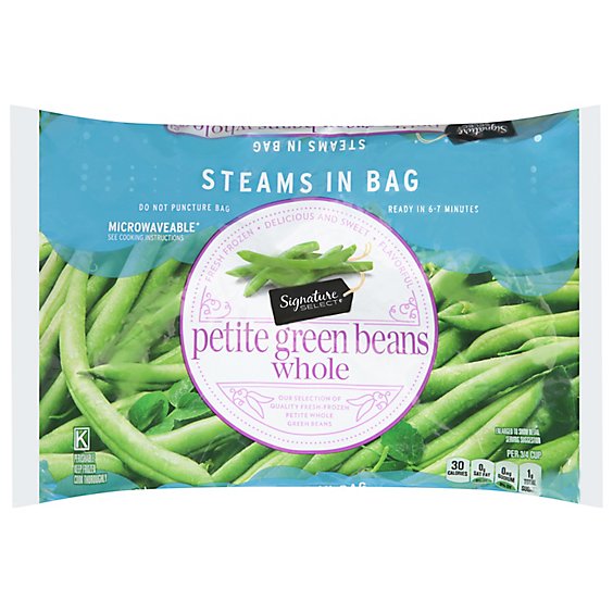 Signature SELECT Beans Green Steam In Bag - 12 Oz