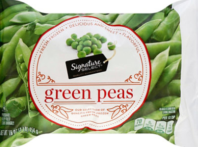 Signature SELECT Peas Green - 16 Oz