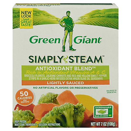 Green Giant Steamers Vegetable Blend Antioxidant Blend Lightly Sauced - 7 Oz - Image 3