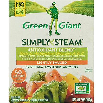 Green Giant Steamers Vegetable Blend Antioxidant Blend Lightly Sauced - 7 Oz - Image 2