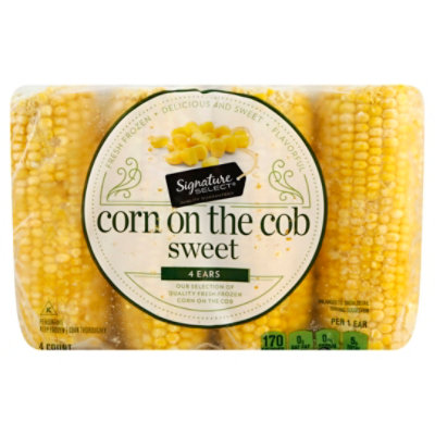 Signature Select Corn On The Cob 4 Count Albertsons