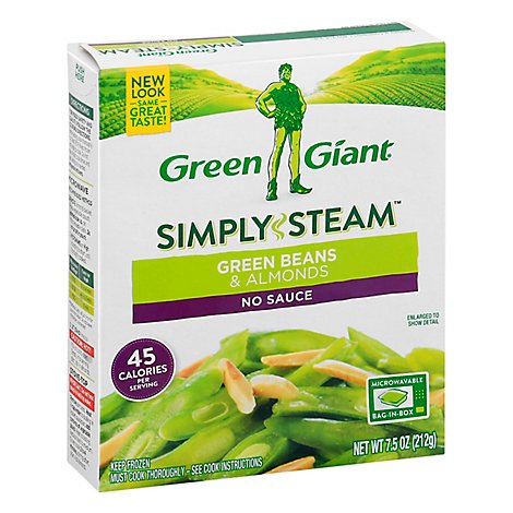 Green Giant Steamers Green Beans & Almonds - 7.5 Oz