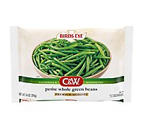 C&W Beans Whole Petite - 14 Oz