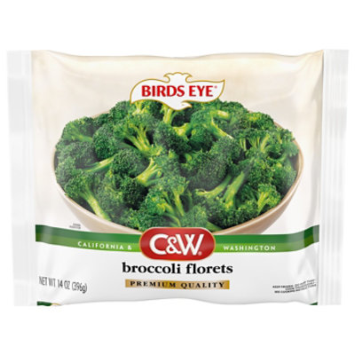 Birds Eye C&W Broccoli Florets Frozen Vegetables - 14 Oz