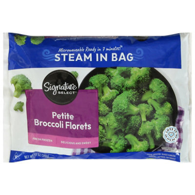 Signature SELECT Broccoli Florets Petite Steam In Bag - 12 Oz - Image 3