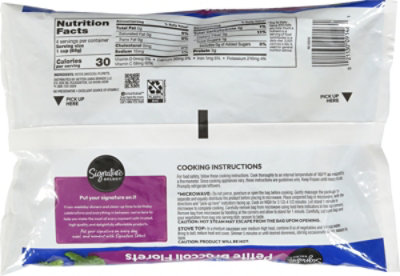 Signature SELECT Broccoli Florets Petite Steam In Bag - 12 Oz - Image 5