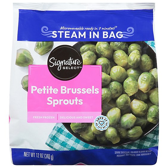 Signature SELECT Brussels Sprouts Petite Steam In Bag - 12 Oz