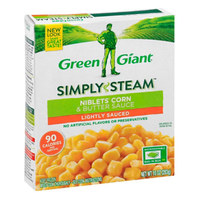 Green Giant Steamers Niblets Corn & Butter Sauce Lightly Sauced - 10 Oz