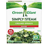 Green Giant Steamers Spinach Creamed Sauced - 10 Oz