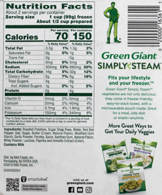 Green Giant Steamers Garden Vegetable Medley Lightly Sauced - 8 Oz - Image 6