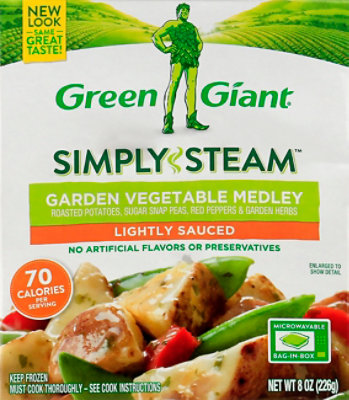 Green Giant Steamers Garden Vegetable Medley Lightly Sauced - 8 Oz - Image 2