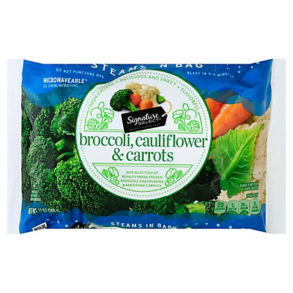 Signature SELECT Broccoli Parisienne Style Carrots & Cauliflower Steam In Bag - 12 Oz - Image 1