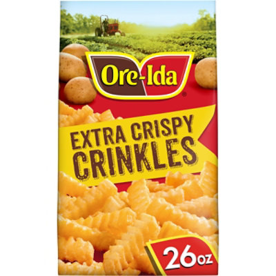 Ore-Ida Potatoes French Fried Golden Crinkles Extra Crispy - 26 Oz