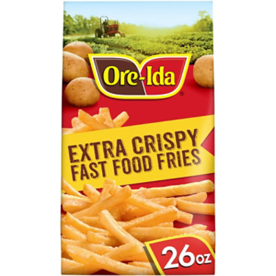 Ore-Ida Extra Crispy Fast Food French Fries Fried Frozen Potatoes Bag - 26 Oz - Image 1