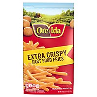 Ore-Ida Extra Crispy Fast Food French Fries Fried Frozen Potatoes Bag - 26 Oz - Image 1