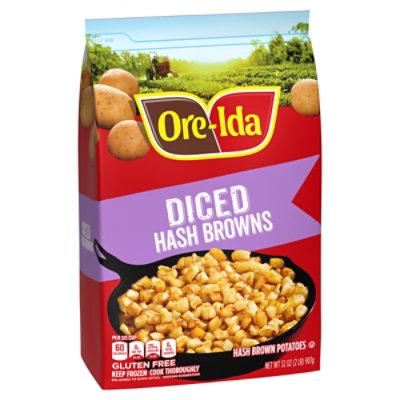 Ore-Ida Diced Hash Brown Frozen Potatoes Bag - 32 Oz - Image 8