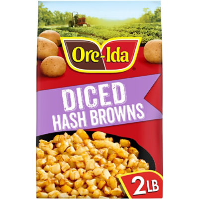 Ore-Ida Diced Hash Brown Frozen Potatoes Bag - 32 Oz - Image 1