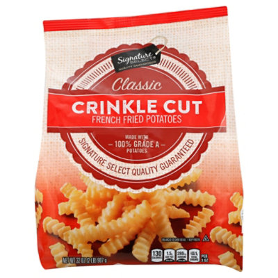 Great Value Crinkle Cut French Fried Potatoes, 32 oz Bag (Frozen